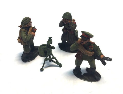 Soviet mortar team 82mm - 28mm - Bolt Action - PAINTED - @