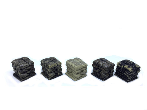 Sacks piled - 28mm - Scenery Wargame - @