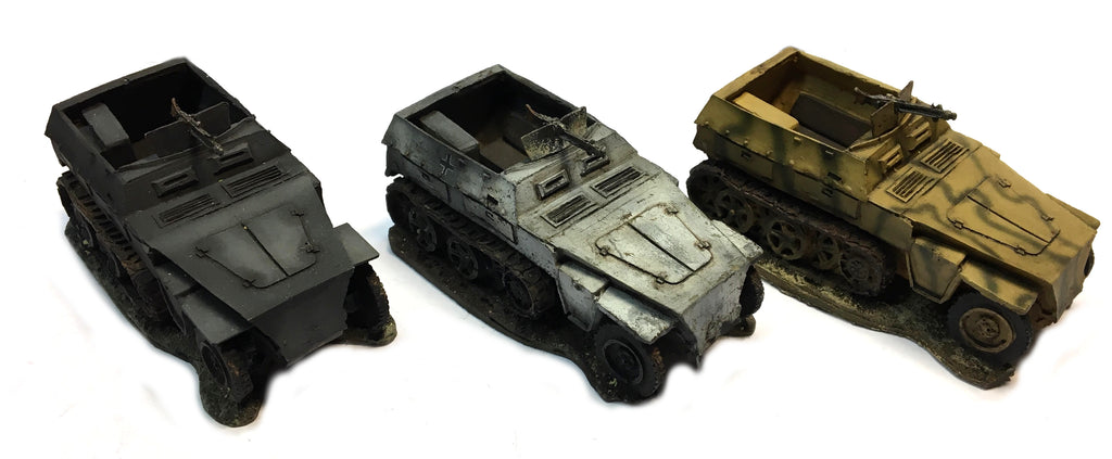 German halftrack Sd.Kfz 250/1 - WWII - 28mm - Bolt Action - PAINTED - @