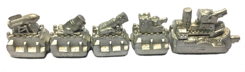Squat Land Train Engine with Battle Cars - 6mm - Epic