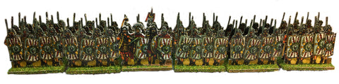 Roman Legion White Shield with Vexillifer (28mm) x 6 stand - Paper Soldiers - @