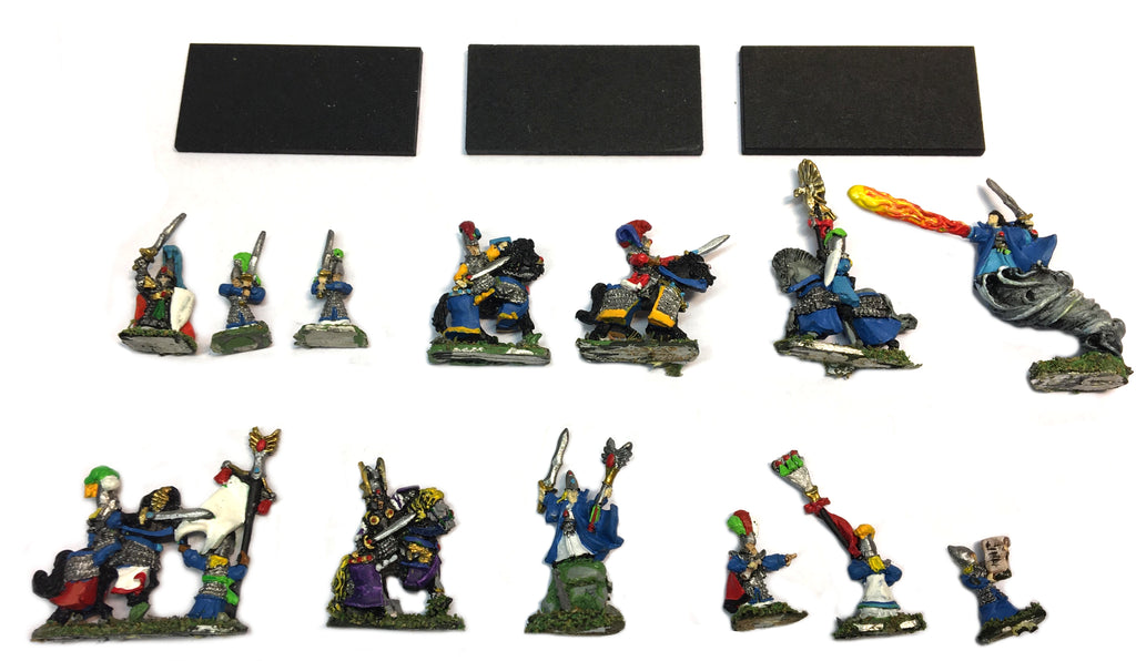 High Elves Characters - 10mm - Warmaster - UNPAINTED
