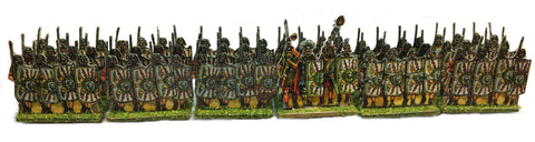 Roman Legion White Shield with Signifer (28mm) x 6 stand - Paper Soldiers - @