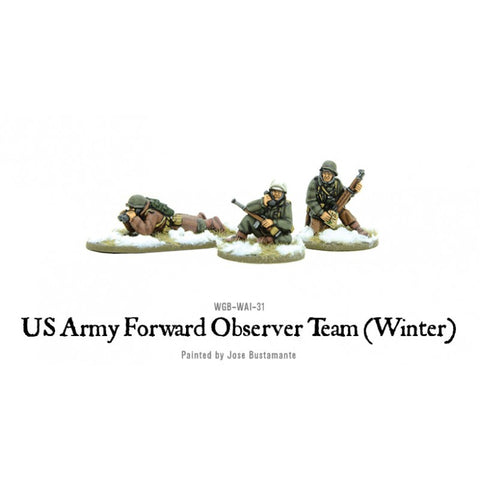 Warlord Games WGB-WAI-31 - U.S. American Army Forward Observer team (Winter)