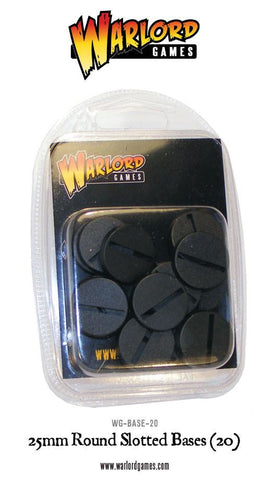 Warlord Games - 25mm Round Slotted Bases - WG-BASE-20