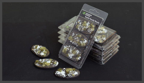 Winter bases Oval 75mm (x3) - Gamers Grass - GGB-WO75 - @