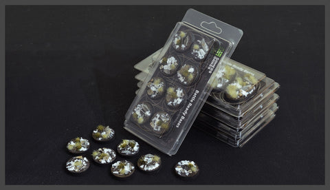 Gamers Grass - Winter bases Round 32mm (x8) - GGB-WR32