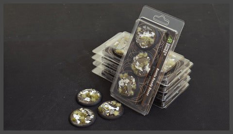Winter bases RoundLip 50mm (x3) - Gamers Grass - GGB-WRL50 - @