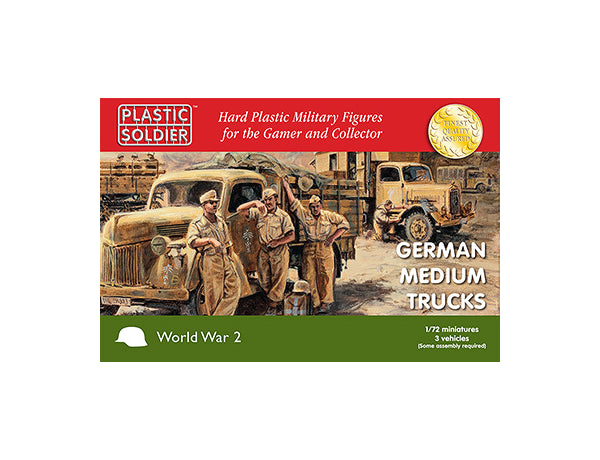 German medium trucks - Plastic Soldier - WW2V20020 - 1:72