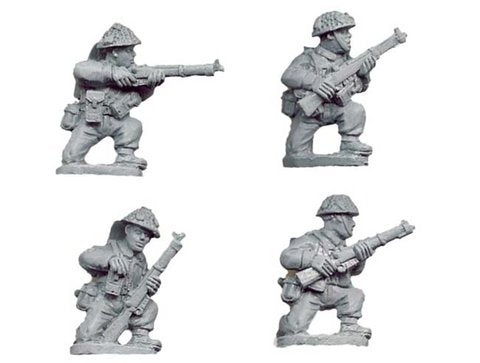 World War II > British  WWB106 - Late British Riflemen kneeling