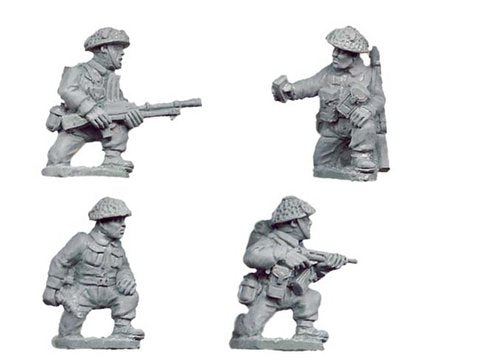 World War II > British  WWB107 - Late British Command & Bren Teams kneeling
