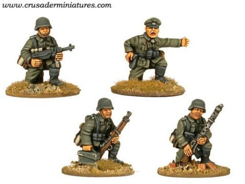 World War II > German  WWG007 - German MG34 Team & Command Kneeling