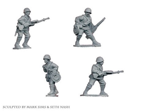 World War II > Russians  WWR003 - Russian LMG Teams (4 figs)