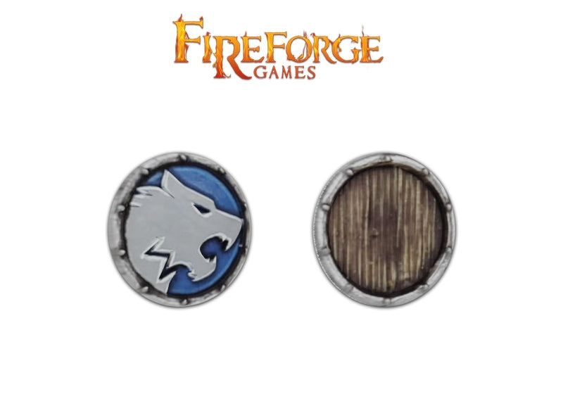 Fireforge - FWNOSH01 - YoungWolf Shields (12pcs.) - 28mm